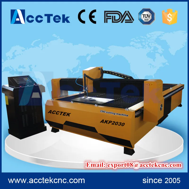 acctek cnc plasma cutting machine AKP2030 metal cutting machine cnc
