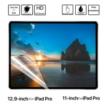 Sunfly 4 шт ПЭТ HD мягкая пленка защитная пленка для экрана для Apple iPad PRO 11/12. 9 дюймов Анти-Царапины пленка для планшета A30