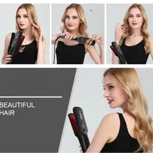 Паровой выпрямитель для волос, инфракрасный нагрев, плоский утюг, светодиодный дисплей, выпрямление железа, 2 дюйма, инструменты для укладки салонов, Влажная и сухая прическа