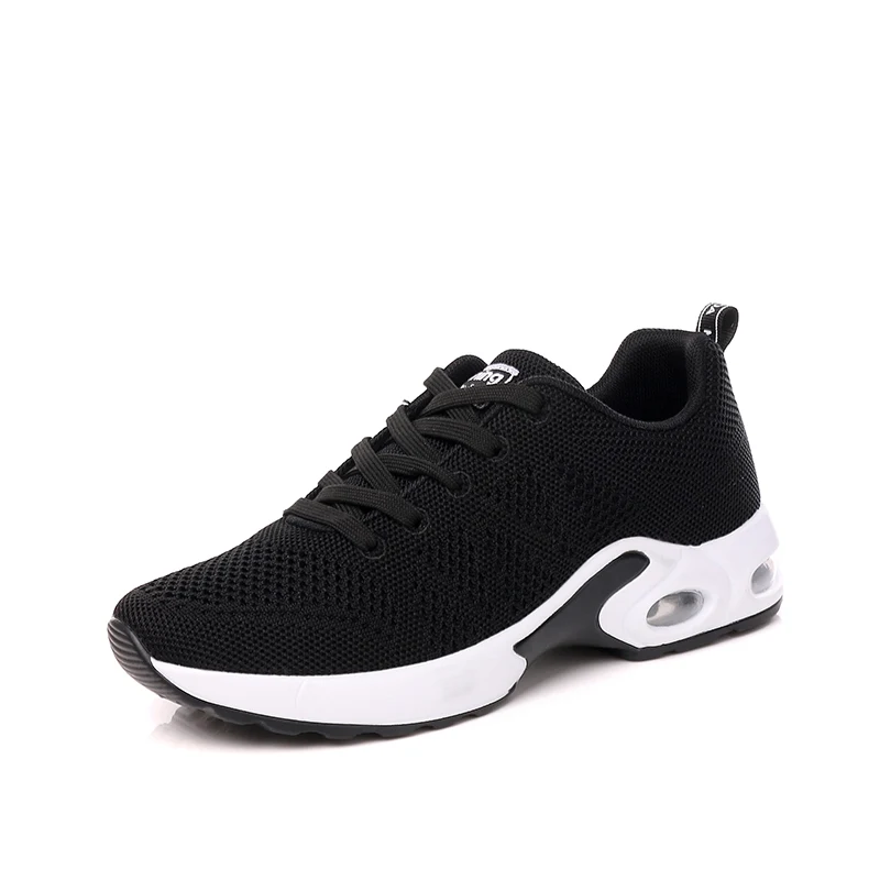 

Woman Running Shoes Cushion Sneakers Flyknit Vamp Women Sports Shoes Summer Female Gray Gym Shoe Runing zapatillas new Size 7.5