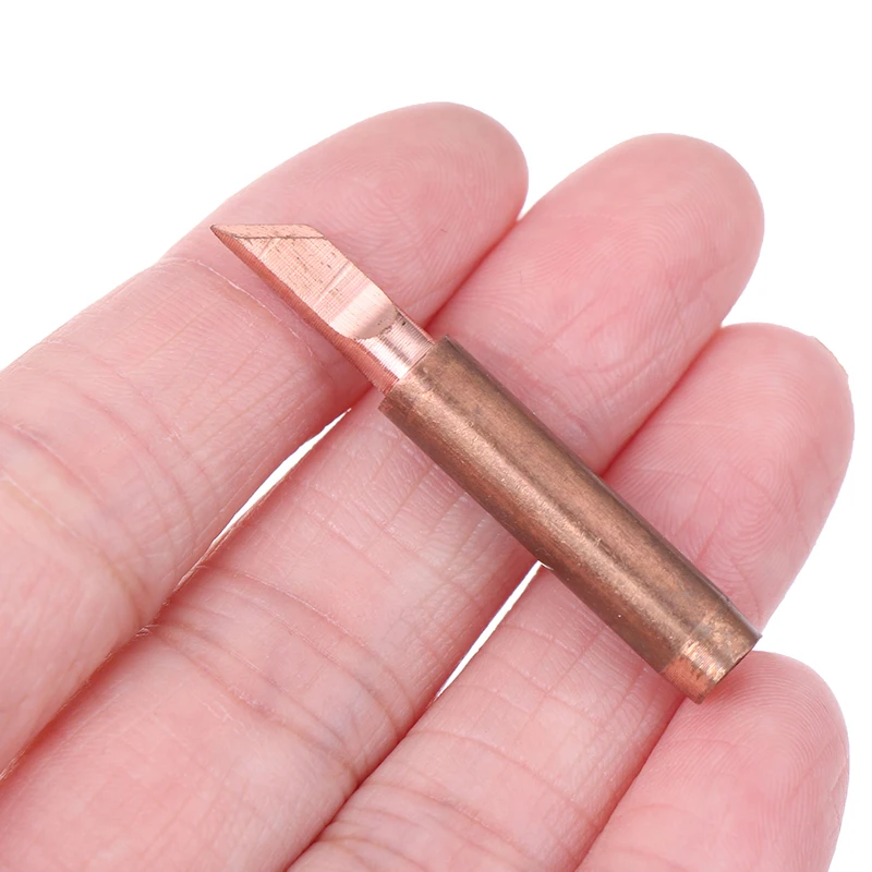 10 шт. 900M-T-K диамагнитный медный наконечник паяльника бессвинцовый наконечник припоя 44*7 мм(H* D