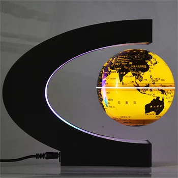 

2020 Floating Magnetic Levitation Globe Light World Map Ball Lamp Lighting Office Home Decoration Terrestrial Globe novelty lamp