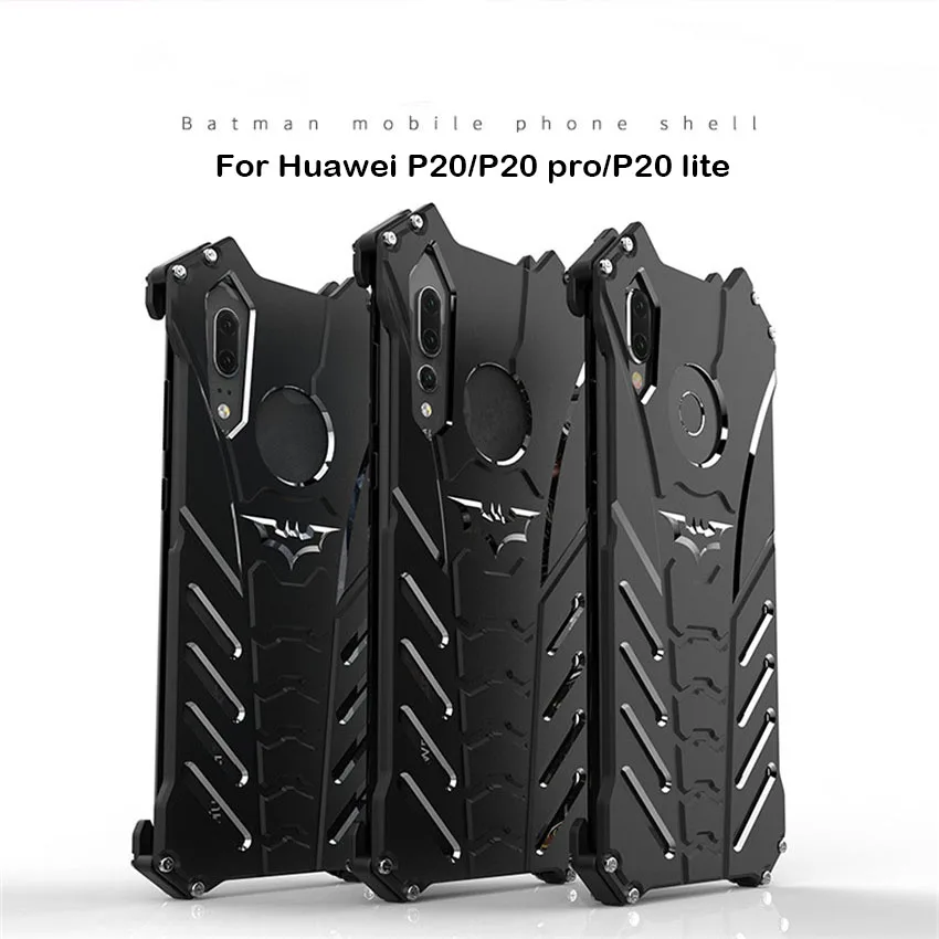 Классный Роскошный чехол из сплава для Huawei P20 Lite металлический армированный