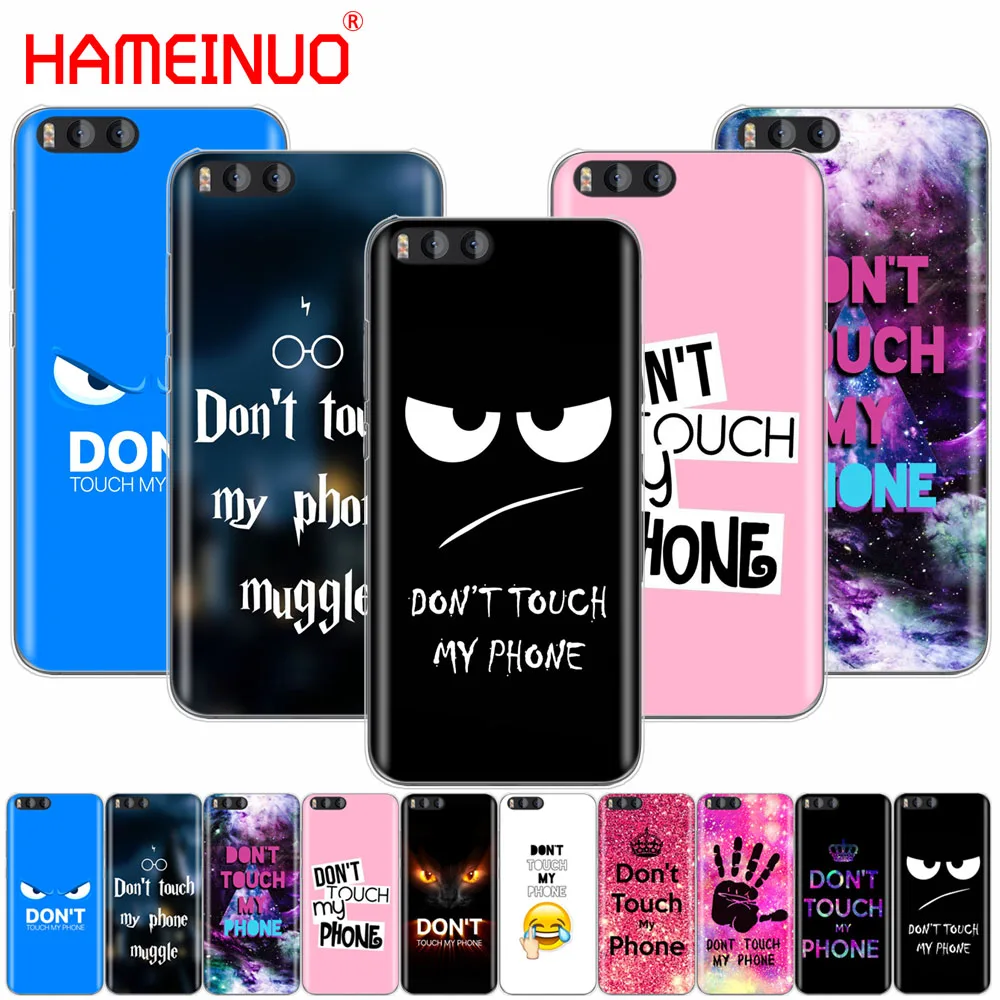 

HAMEINUO Do Not dont Touch My Phone Cover Case for Xiaomi Mi A1 A2 3 4 5 5S 5C 5X 6 6X 4S 4I 4C NOTE MAX 2 mix plus
