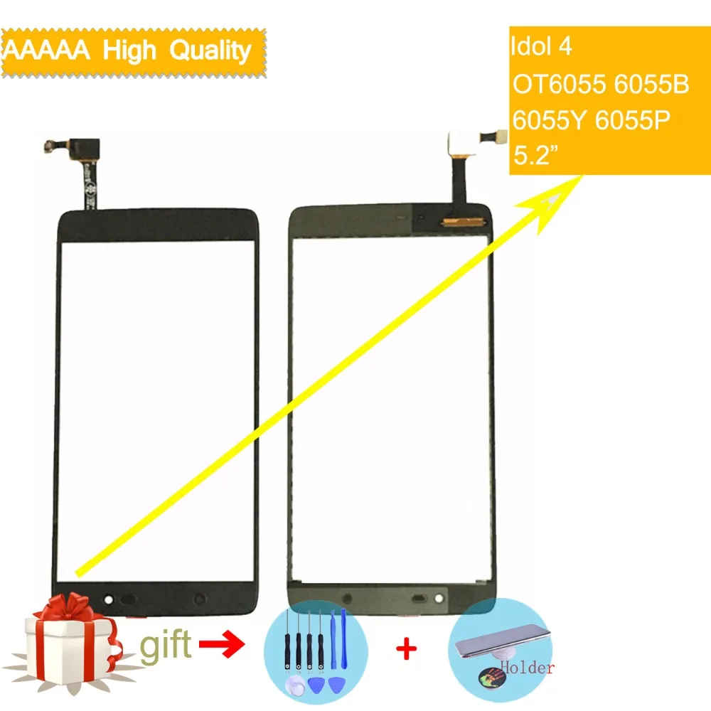 Сенсорный экран 6055 дюйма для Alcatel One touch Idol 4 LTE OT6055 6055P 6055Y сенсорный с дигитайзером