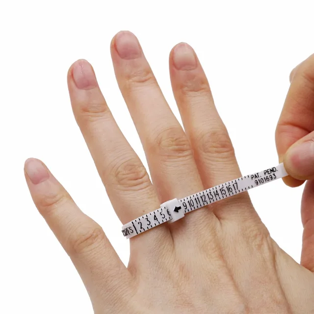 tallas A-Z UK Medidor de tallas para anillos de Peacock