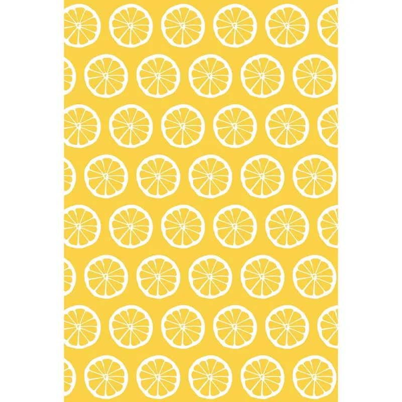 8 ft Vinyl cloth yellow lemon patterns wallpaper photography backdrops for kids newborn baby photo studio portrait backgrounds |