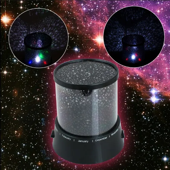 Romantic LED Starry Night Sky Projector Lamp Kids Gift Star Light Cosmos Master
