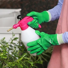 Садовые перчатки, перчатки для безопасности хлопковые женские ПВХ пены рабочие перчатки с покрытием