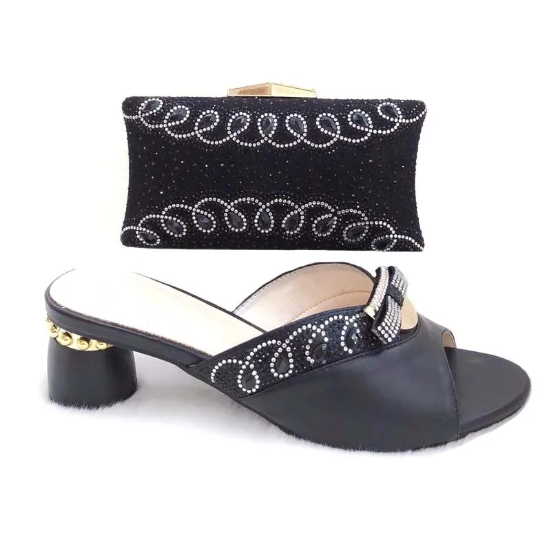 

u66-5 Nigerian Bridal Wedding Shoes with Matching Bag To Match Lace Clothes Shoe and Bag Matching Italian Shoe and Bags
