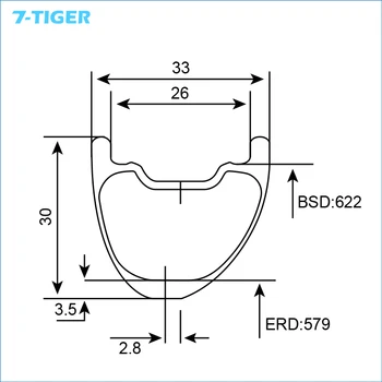 

29ER Full CARBON Fiber mountain bike wheels Rim compatible carbon bicycle MTB rim eccentric carbon rims