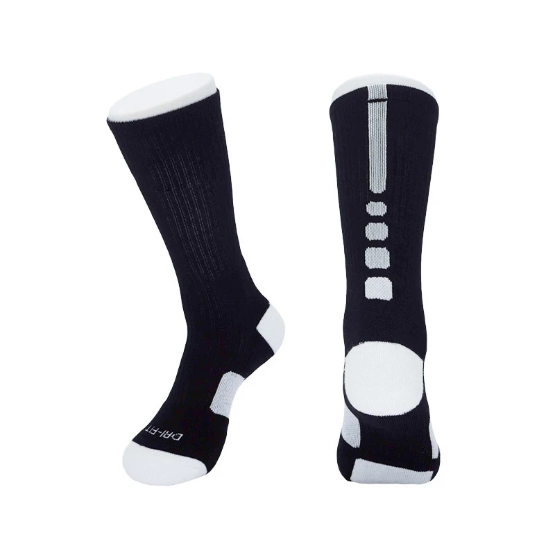 Calcetines de deporte espesar toalla Unisex absorber el sudor respirar desodorante de poliéster de algodón Calcetines de ciclismo calcetines de baloncesto