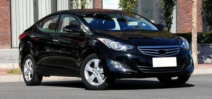 Для hyundai Elantra/Avante 2012 2013 ABS хромированный инструмент настольная накладка наклейка