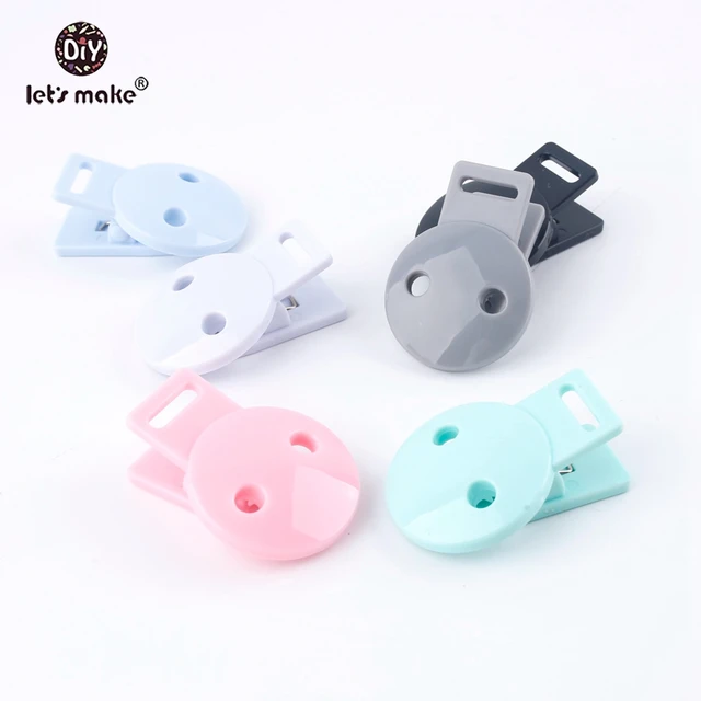 Let's Make 1pc Candy Blue Lamp Pram Stroller To Hook Muslin and Toys Blanket Clips Plastic Universal Clip Baby Toys Accessories 5