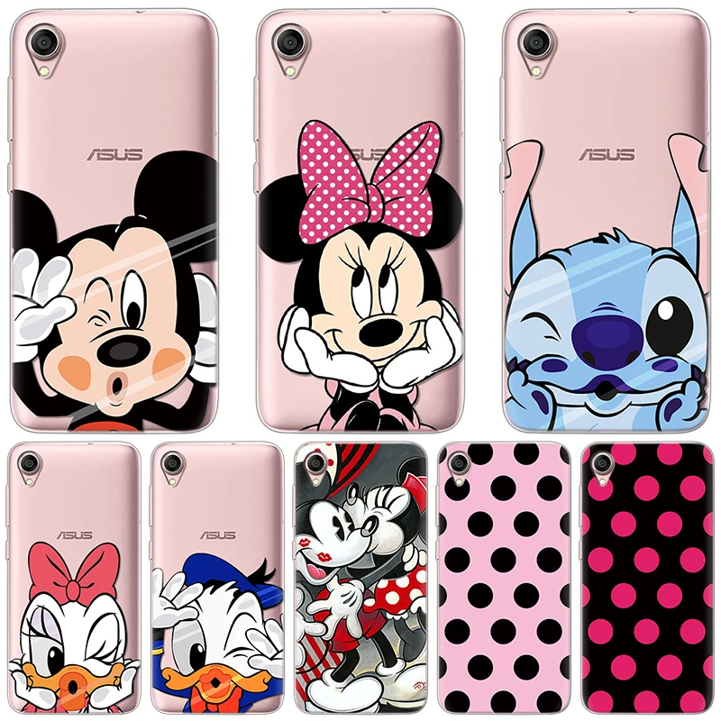 Cover for Funda Asus ZenFone Live L1 ZA550KL Case Soft TPU Silicone Cartoon Case for Asus X00RD Back Bags Shells Protect Luxury