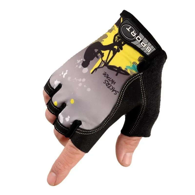 

CKAHSBI Cycling Gloves MTB Gloves Mountain Bike Half Finger Men Summer Bicycle Gym Fitness Non-slip Sports Men And Women Glove