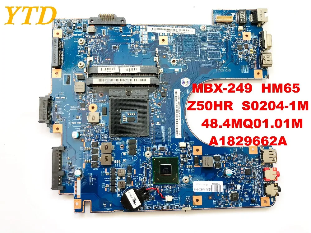

Оригинальная материнская плата для ноутбука SONY Φ HM65 Z50HR Φ 48,4mq01.01m A1829662A, проверенные хорошие разъемы, бесплатная доставка