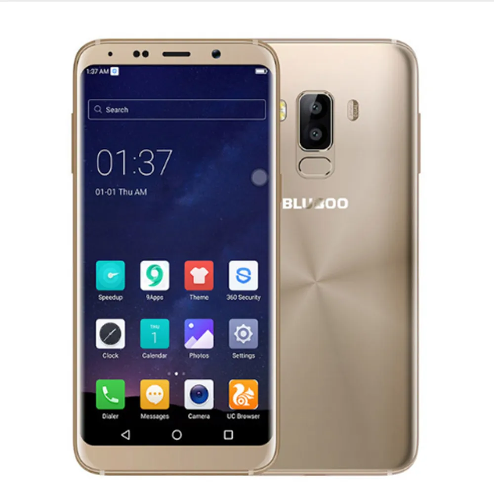 Смартфон Bluboo S8 5,7 ''с полным дисплеем 4G 3 ГБ ОЗУ 32 Гб ПЗУ MTK6750 Восьмиядерный Android 7,0 двойная задняя камера мобильный телефон - Цвет: Gold