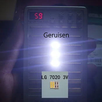 

100PCS LED Backlight TV High Power 0.5W 3V 7020 LED Backlight Cool white For LG LED LCD TV Backlight Application