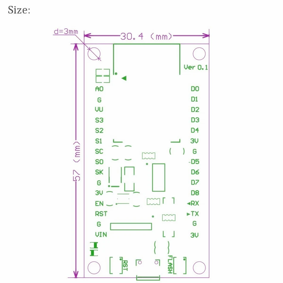 Беспроводной модуль NodeMcu v3 Lua wifi Интернет вещей макетная плата ESP8266 с pcb антенной и usb портом ESP-12F CH340