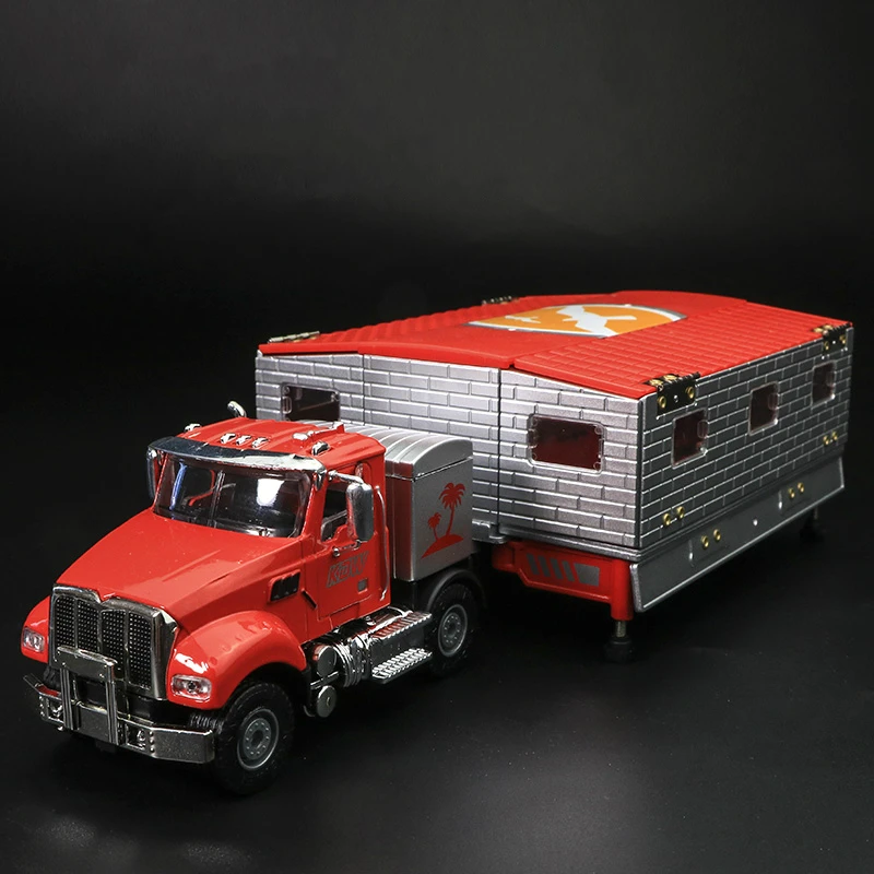Transformation RV travel car simulation children s font b toy b font car alloy car model