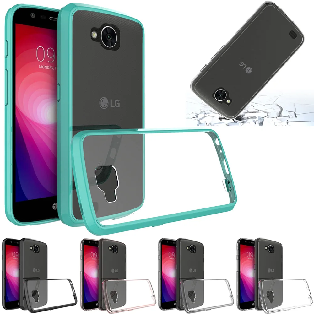 Ультратонкий чехол для LG X Venture V9/X мягкая рамка из ТПУ жесткий акриловый накладка