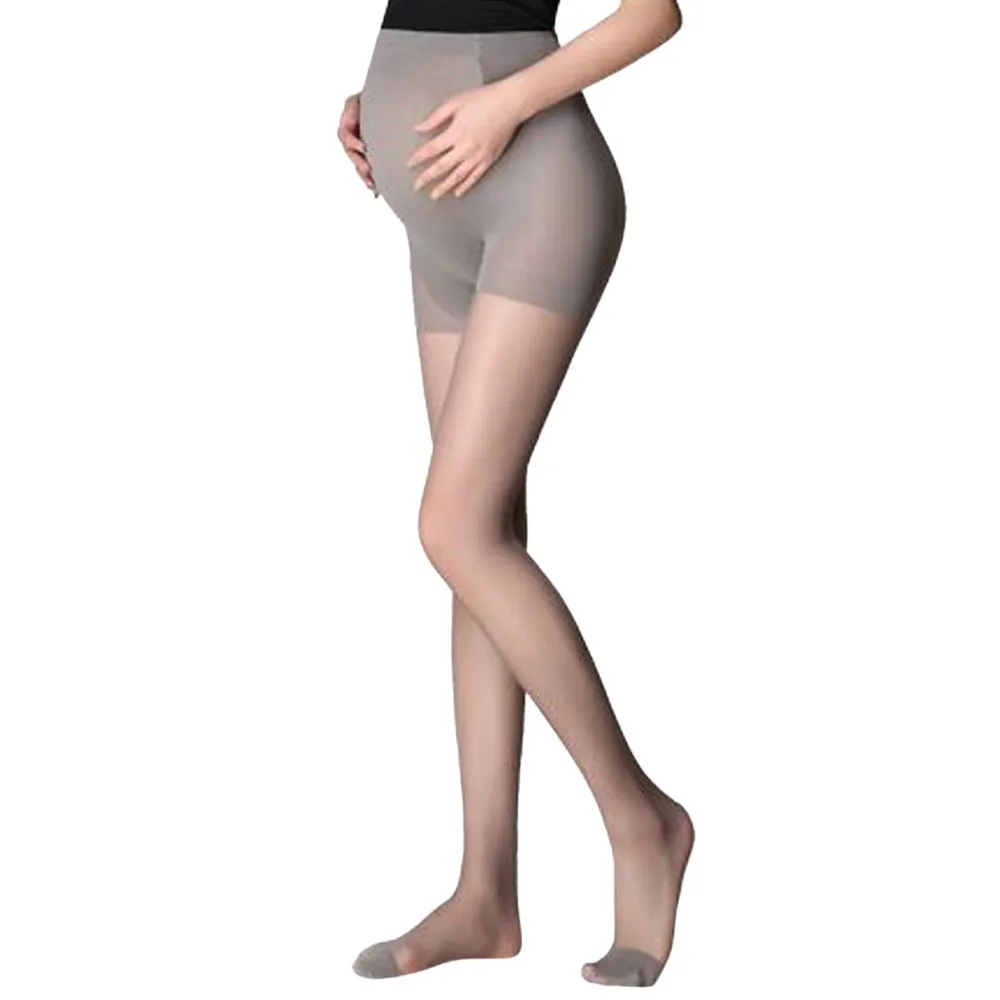 Pregnant Women Stockings Thin Pantyhose Summer Solid Oversized Bottom 827