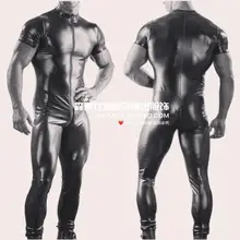 Новые брусья для вечеринок, ночных клубов, мужчины-исполнители, Одежда DJ DS GOGO SM, сексуальный кожаный комбинезон на молнии, мужские персонализированные модные костюмы