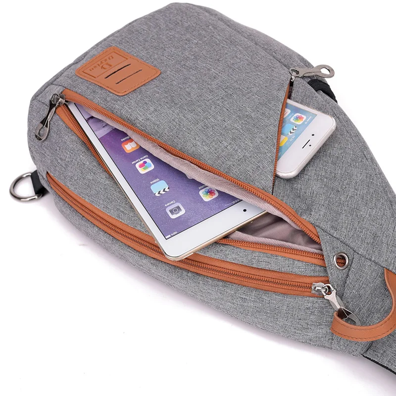 DINGXINYIZU Men Chest Pack Large Capacity Sling Shoulder Bag Multifunction Crossbody Bag for Men Messengers Bag Travel Back Pack DINGXINYIZU Men Chest Pack Large Capacity Sling Shoulder Bag Multifunction Crossbody Bag for Men Messengers Bag Travel Back Pack