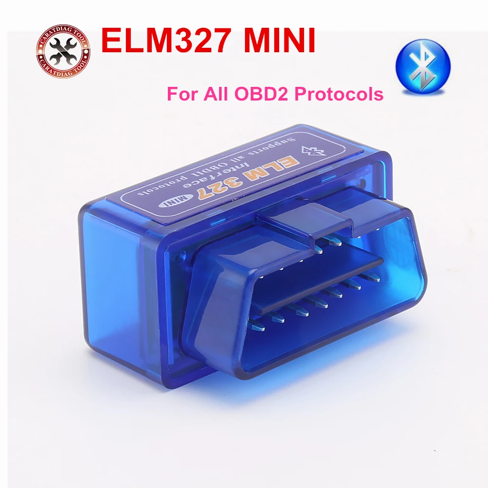 Автомобильный диагностический Мини прибор ELM327 Bluetooth интерфейс V2.1 OBD2 ELM 2019