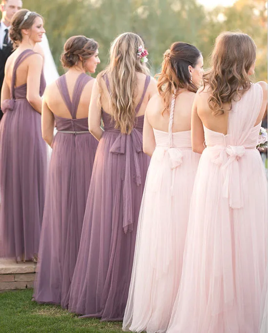 tulle convertible bridesmaid dress