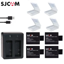 4x3,7 в 900 мАч батарея SJ4000 батарея SJ5000 SJ6000 батареи+ двойное зарядное устройство для SJCAM SJ4000 аксессуары для экшн-камеры