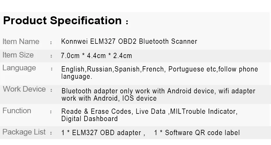 KONNWEI KW912 ELM327 Elm 327 Bluetooth OBD2 сканер для телефонов на базе Android с Bluetooth читать четкие ошибки двигателя считывателя кода OBD II диагностический инструмент