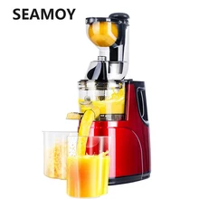 220v низкая скорость большой широкий рот подача на входе вся яблоко Апельсиновая медленная соковыжималка Соя-бобы тофу соковыжималка для овощей соковыжималка