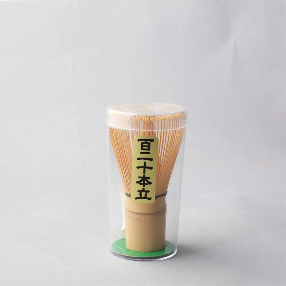 1 шт. бамбук японский стиль церемония порошок маття(матча) взбейте кофе зеленый чай подготовки матча кисточки инструменты 80/100/120 зубцами - Цвет: 120 prongs