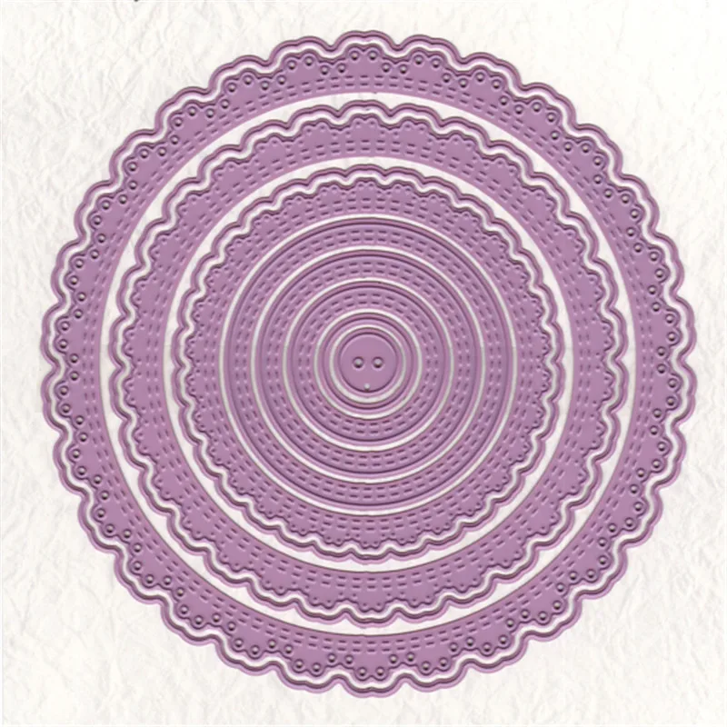 

DiyArts Circle Frame Set Metal Cutting Dies Decor DIY New 2019 Scrapbooking for Card Making Embossing Stencil Paper Album