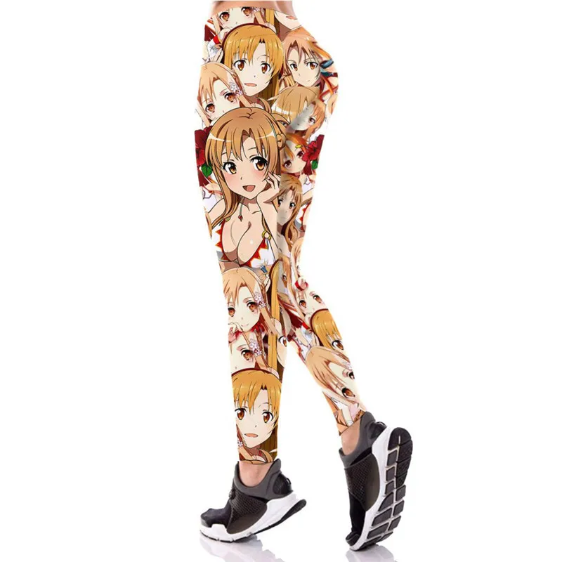 Anime Idol Leggings Wife Exercise Fitness Punk Rock Female Pants Zero Two Workout Jogging for Women Leggings Kanna Kamui Pants