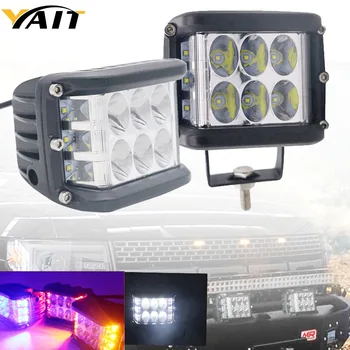 

Yait 1pair/ 2pcs Side Shooter Dual Led Cube Work Light Off Road Led Light Driving Light Super Bright for SUV Truck Car ATVs
