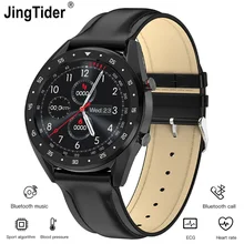 JingTider L7 PPG ECG Смарт-часы пульсометр кровяное давление кислородный монитор фитнес-трекер IP68 Водонепроницаемый Bluetooth Smartwatch