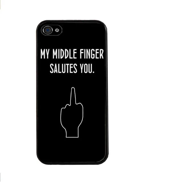 My Middle Finger Salute You Quirky Funny Quote Symbol Hard Back Cell Delectable Quote Symbol My Middle Finger Salute You Quirky Funny Quote Symbol Hard Back Cell Delectable Quote Symbol