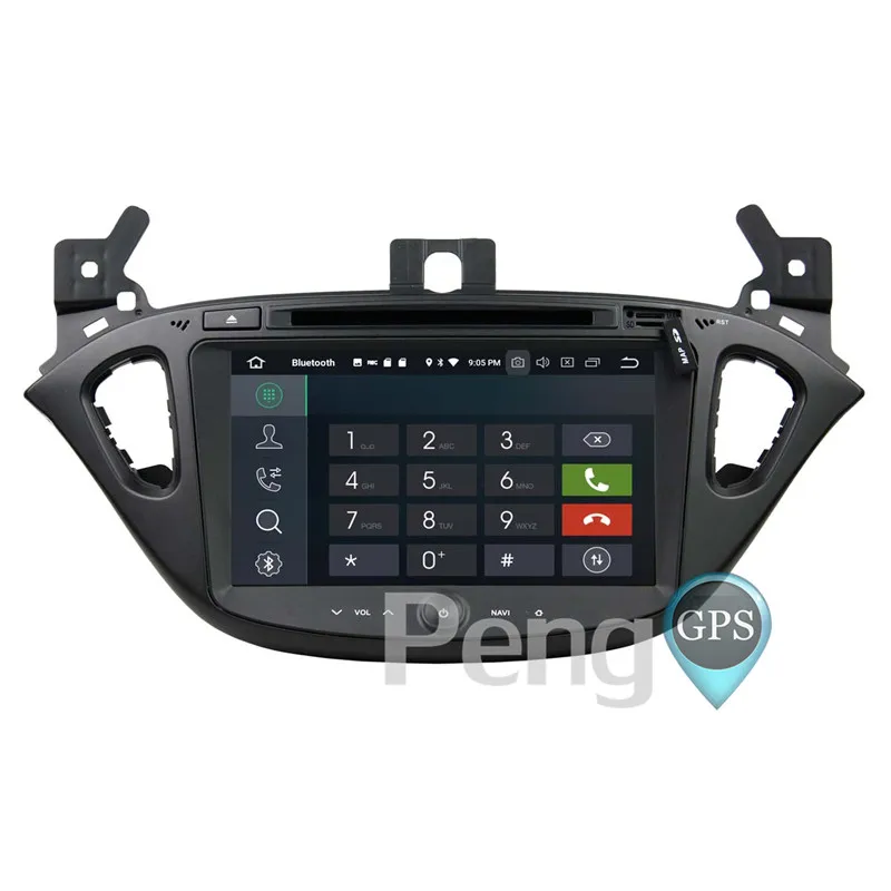 Discount 8 Inch 2 Din Android 8.0 Car DVD Player 8 Core GPS Navigation for Opel Corsa 2014-2016 1080P HD IPS Screen Autoradio Headunit 1