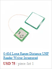 UHF USB Reader iso18000-6c(EPC G2) 6B чтение записи 920 МГц 925 МГц