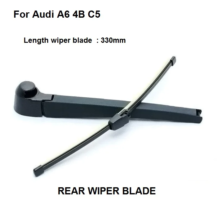 

For Audi A6 4B C5 Estate Rear Windscreen Wiper Blade And Arm 1999-2005 13'' 330mm