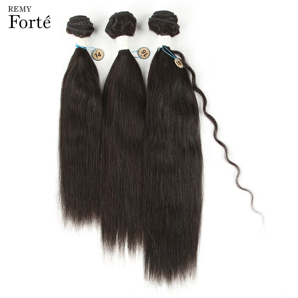 Remy Forte Brazilian Hair Weave Bundles Deal Human Hair Extension