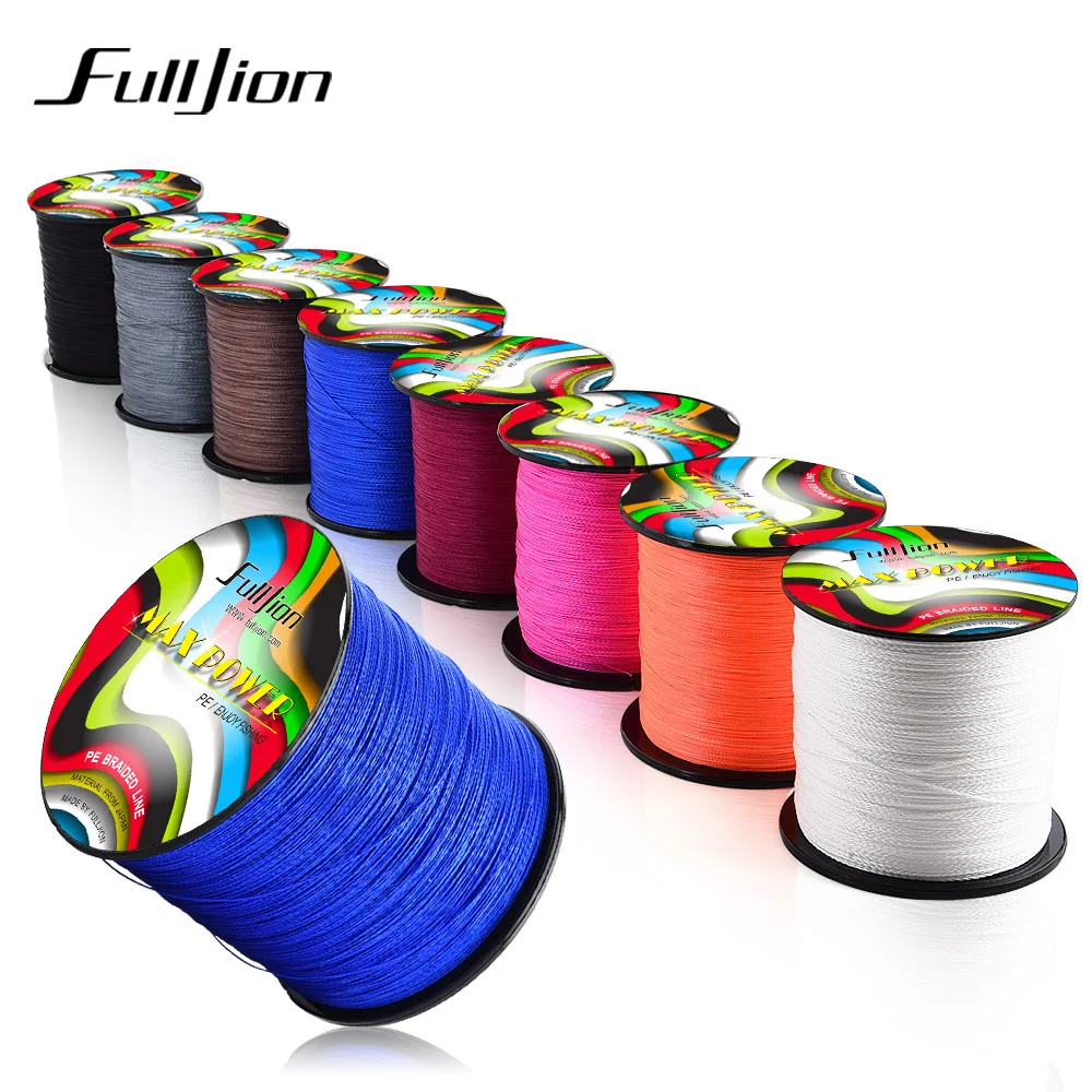 Fulljion Rainbow Series 100M 110Yards 4 Stands Multifilament Fishing
