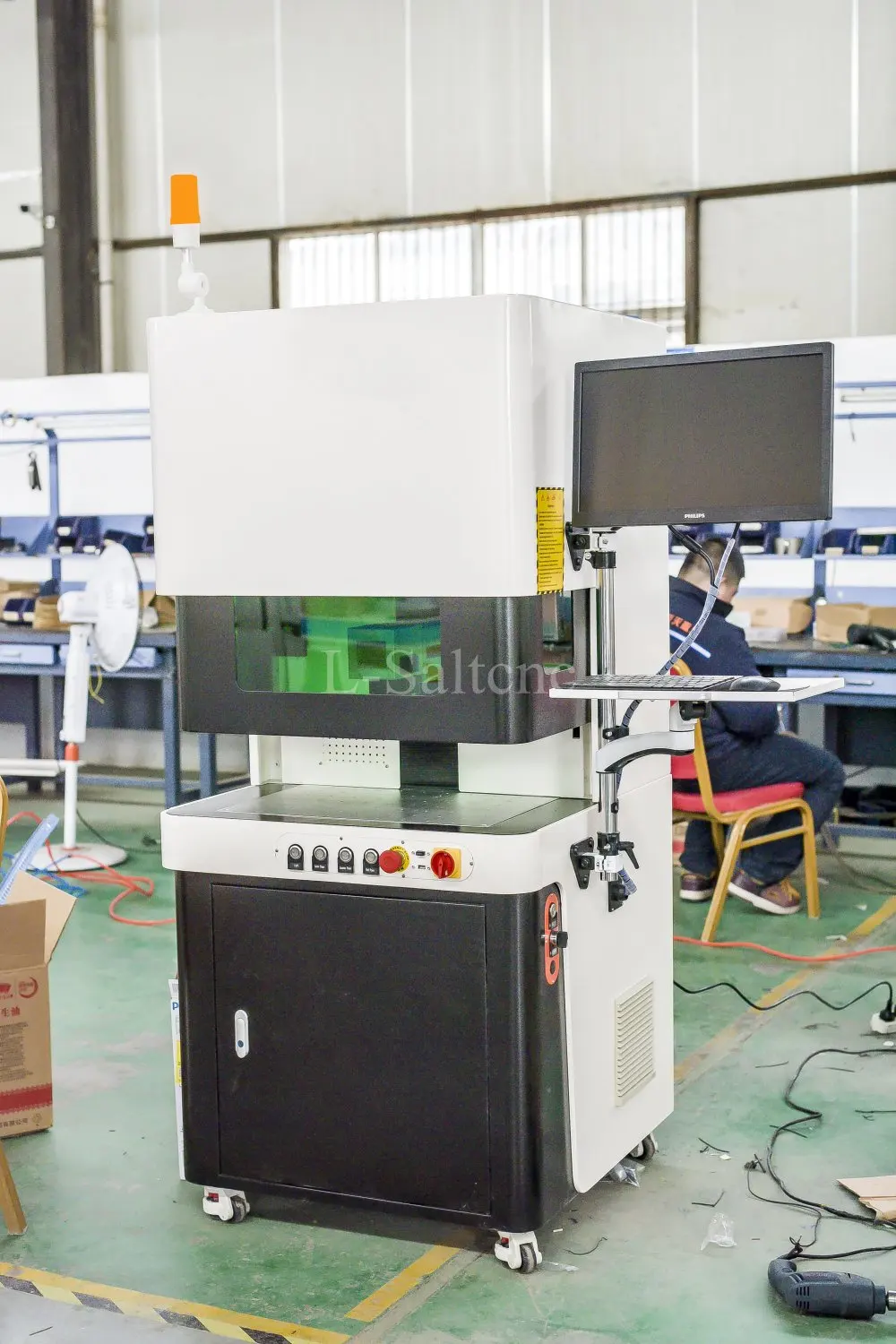  laser printing machine Mobile marking laser machine 3d fiber laser metal engraving machines 20w 30w