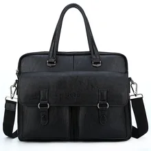 Новейшая Мужская разрезная кожаная сумка на молнии мужская деловая полиэфирная двухслойная карманная мягкая ручка 14 дюймов портфели сумки