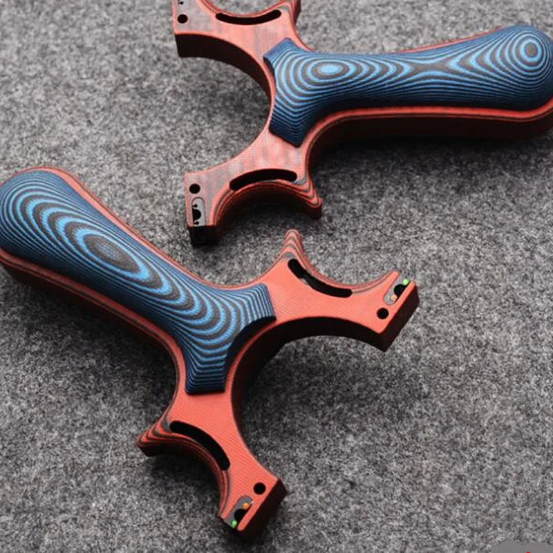 

Slingshot for Hunting Alloy Catapult with Flat Rubber Band Outdoor Sports Shooting Slingshots Flat Rubber Band Outdoor hunting