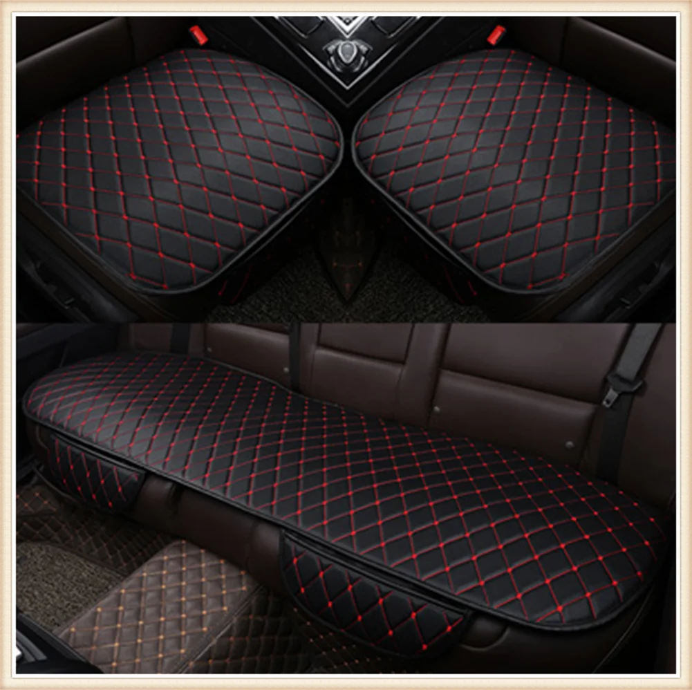 

Universal leather car seat cushion protection pad interior accessories for Hyundai Accent Azera Elantra Solaris Verna Santa