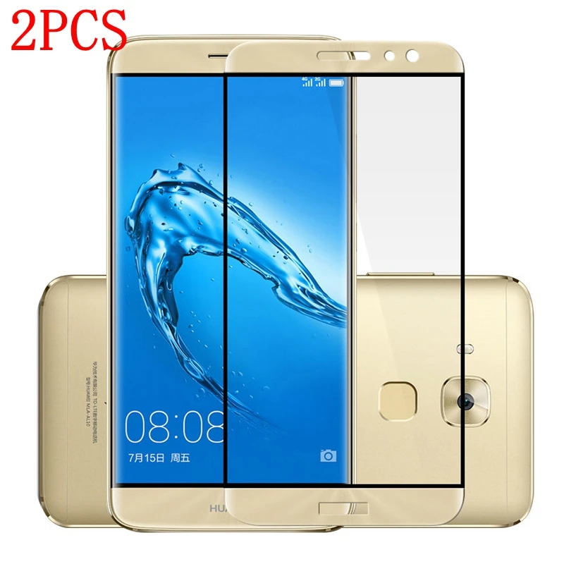 Закаленное стекло с полным покрытием для Huawei Nova Plus 2 шт. защитная пленка экрана